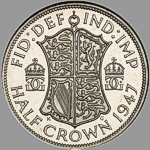 George VI Half Crown-tn